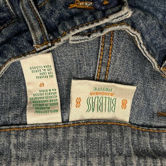 Bill Blass Vintage High Waisted "Mom Jeans" Denim Shorts Size 6P - Picture 3 of 6